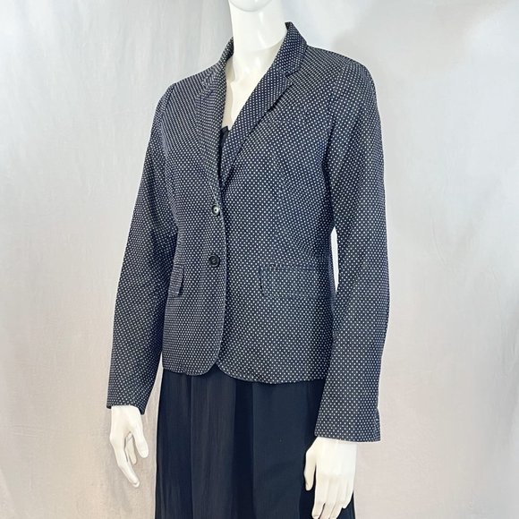 Navy Polka Dot Schoolboy Blazer | J Crew - Picture 8 of 8